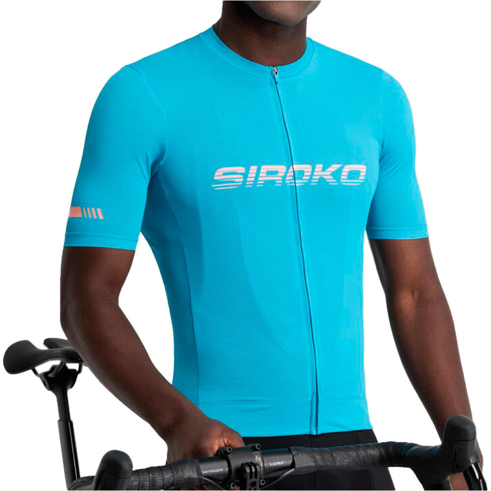 Siroko maillot manga corta hombre M8 Environs vista frontal