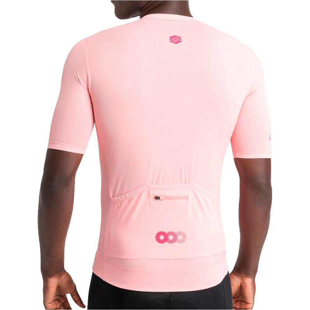 Siroko maillot manga corta hombre M8 Metre vista trasera