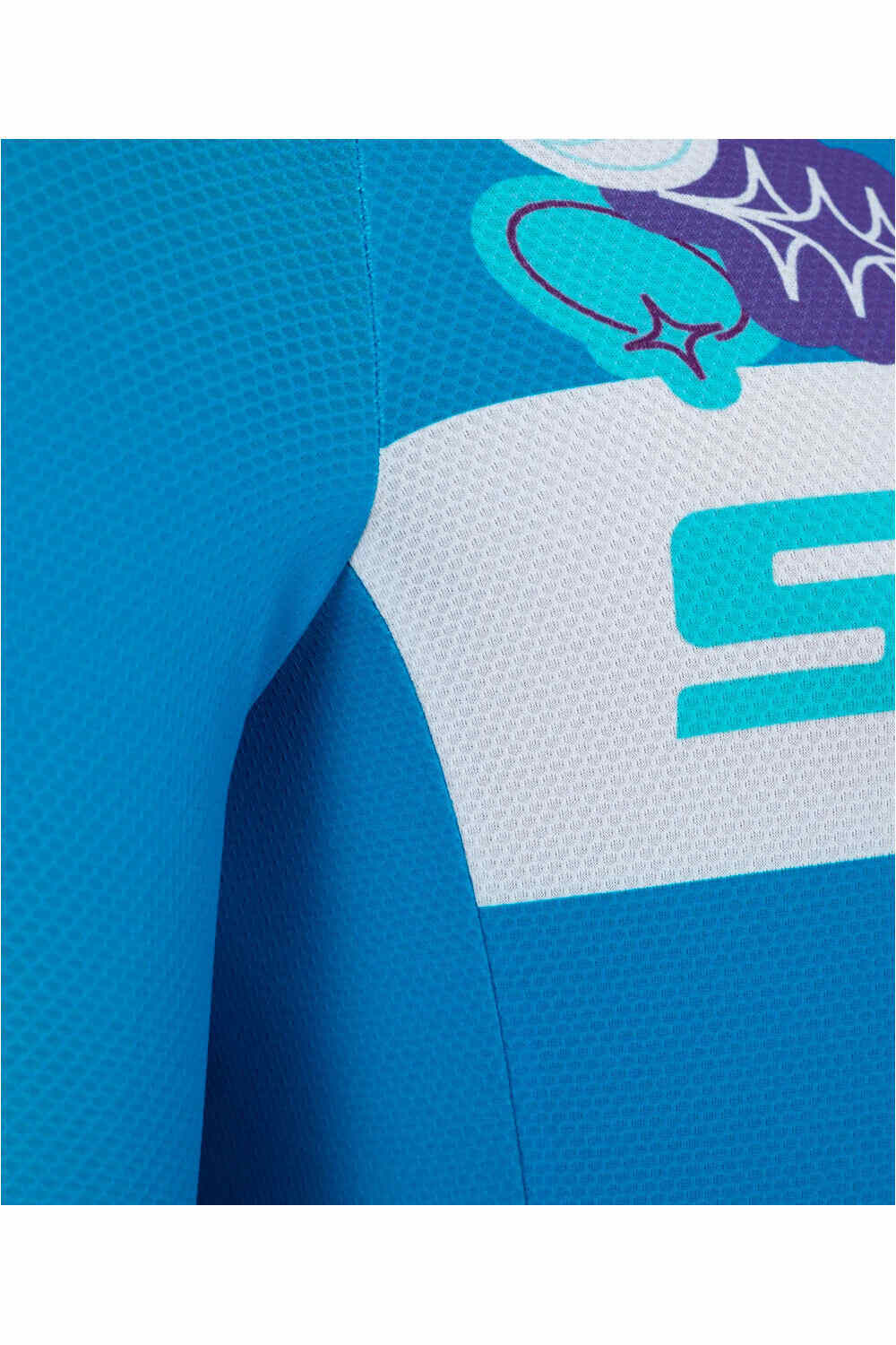 Siroko maillot manga corta hombre M8 NRC Blue vista detalle