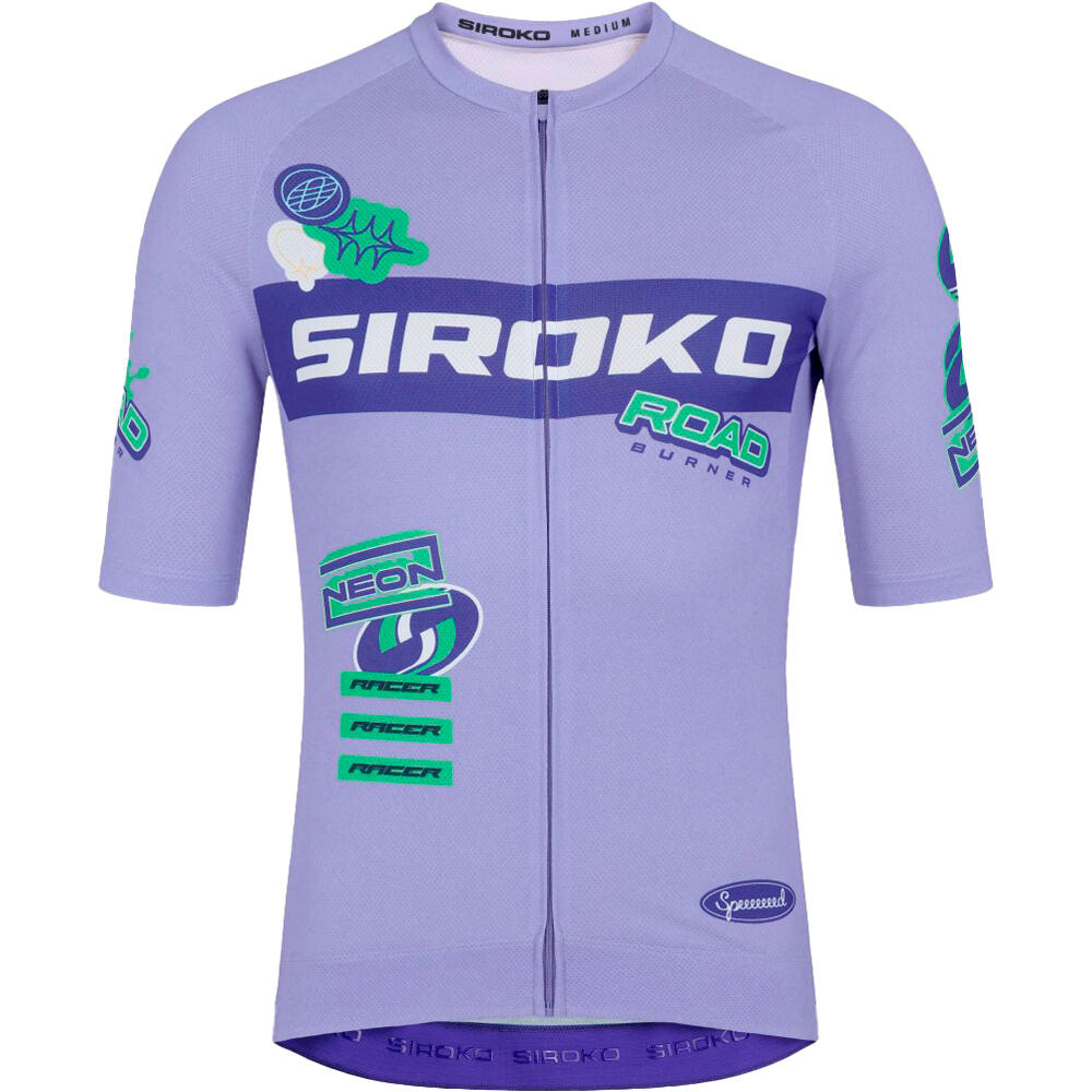 Siroko maillot manga corta hombre M8 NRC Purple 04