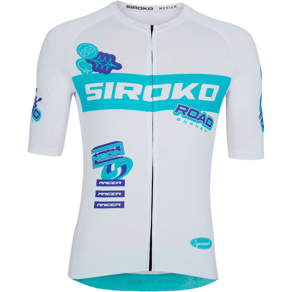 Siroko maillot manga corta hombre M8 NRC White 04