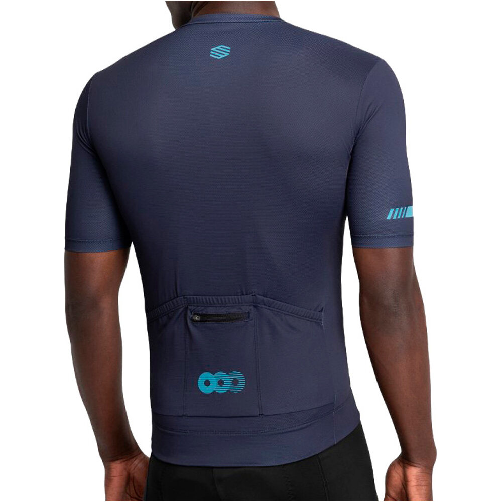 Siroko maillot manga corta hombre M8 Torque vista trasera