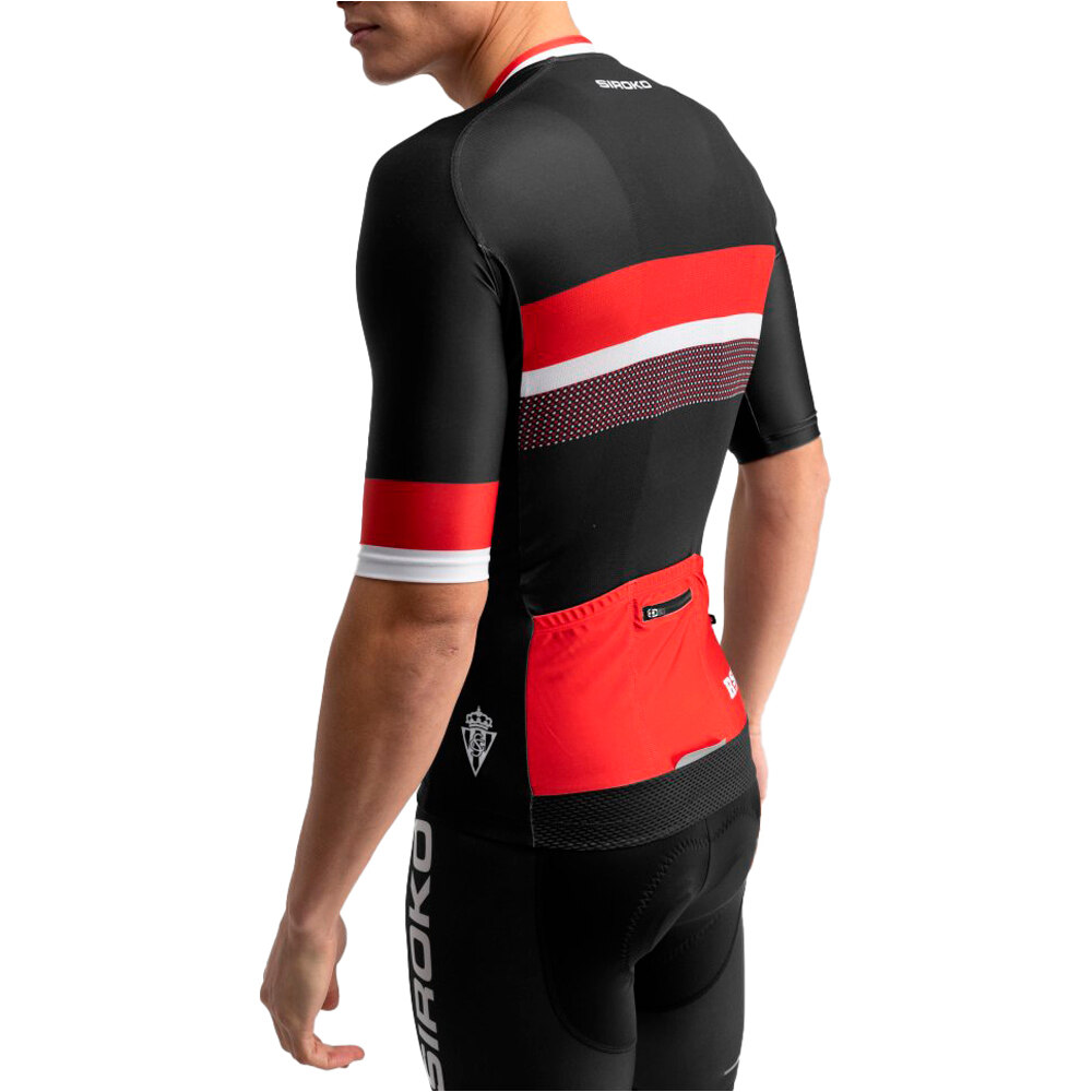 Siroko maillot manga corta hombre SC M2 Capitn vista trasera