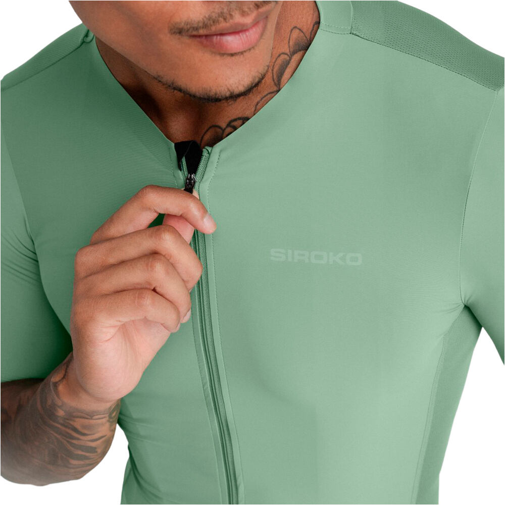 Siroko maillot manga corta hombre SRX Stage vista detalle