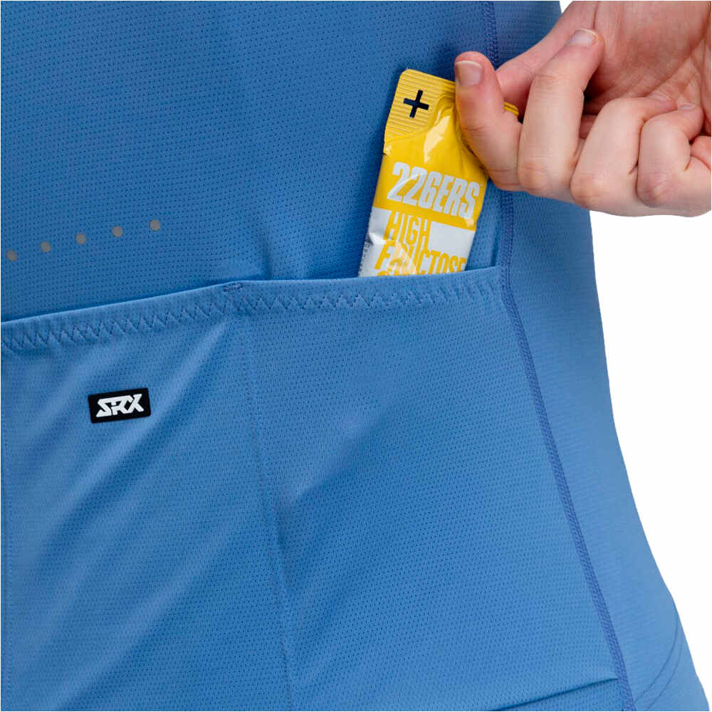 Siroko maillot manga corta hombre SRX Tirreno vista detalle