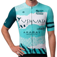 Siroko maillot manga corta hombre VIBZ 26 M8 Tarida Green vista frontal