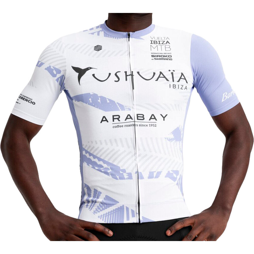 Siroko maillot manga corta hombre VIBZ M8 Xarraca vista frontal
