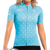 Siroko maillot manga corta mujer Bio Race Dots vista frontal