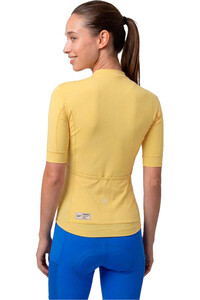 Siroko maillot manga corta mujer GM2-W  Golden Pedals vista trasera