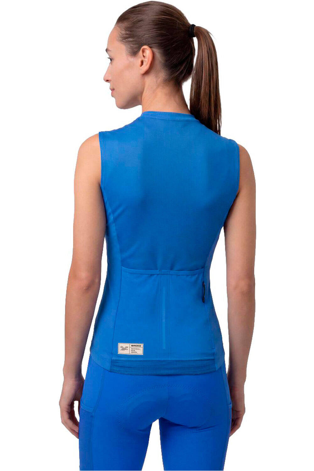 Siroko maillot manga corta mujer GM4-W Strata vista trasera