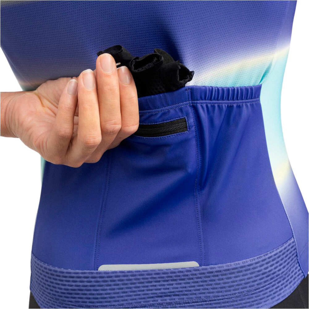 Siroko maillot manga corta mujer M2 Bora vista detalle