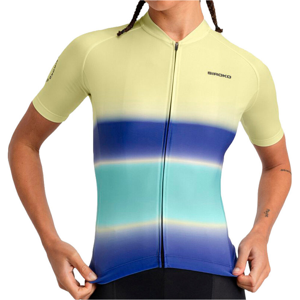 Siroko maillot manga corta mujer M2 Bora vista frontal