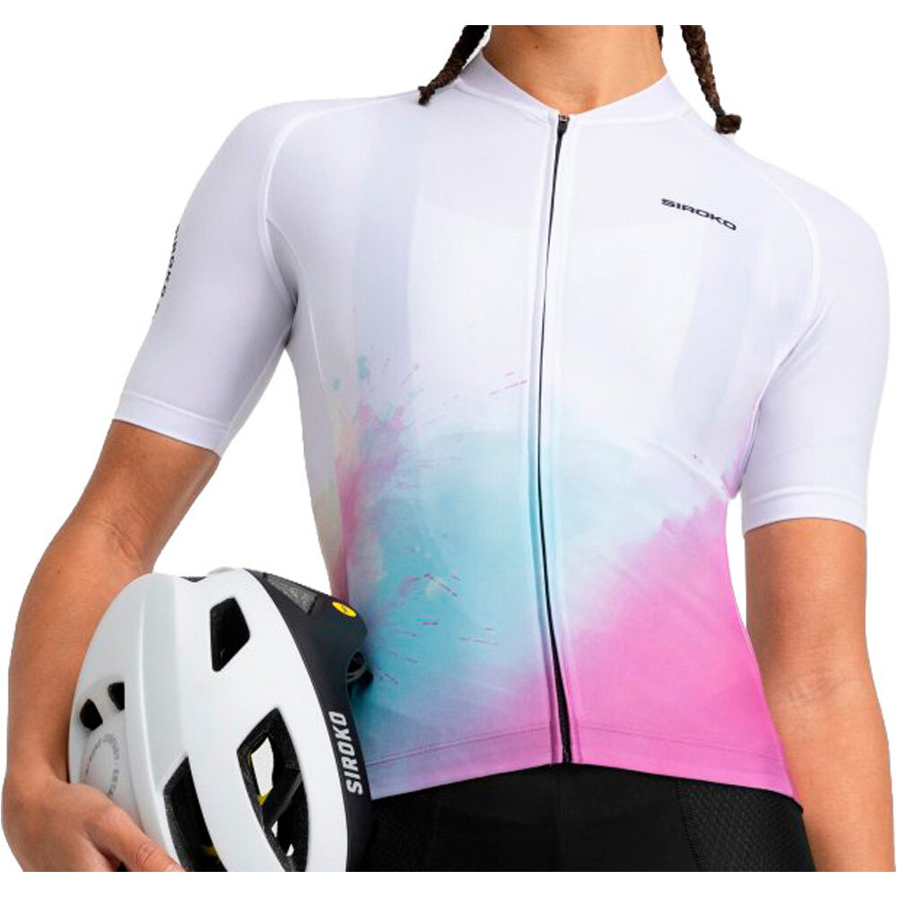 Siroko maillot manga corta mujer M2 Venturi vista frontal