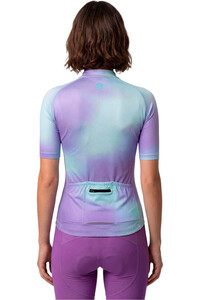 Siroko maillot manga corta mujer M2-W NRC Lilac vista trasera