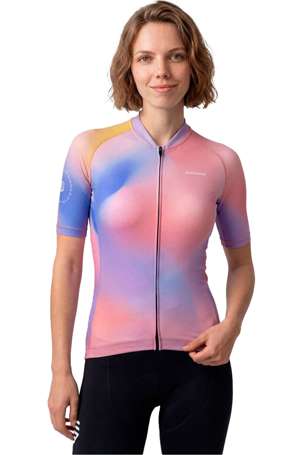 Siroko maillot manga corta mujer M2-W NRC vista frontal