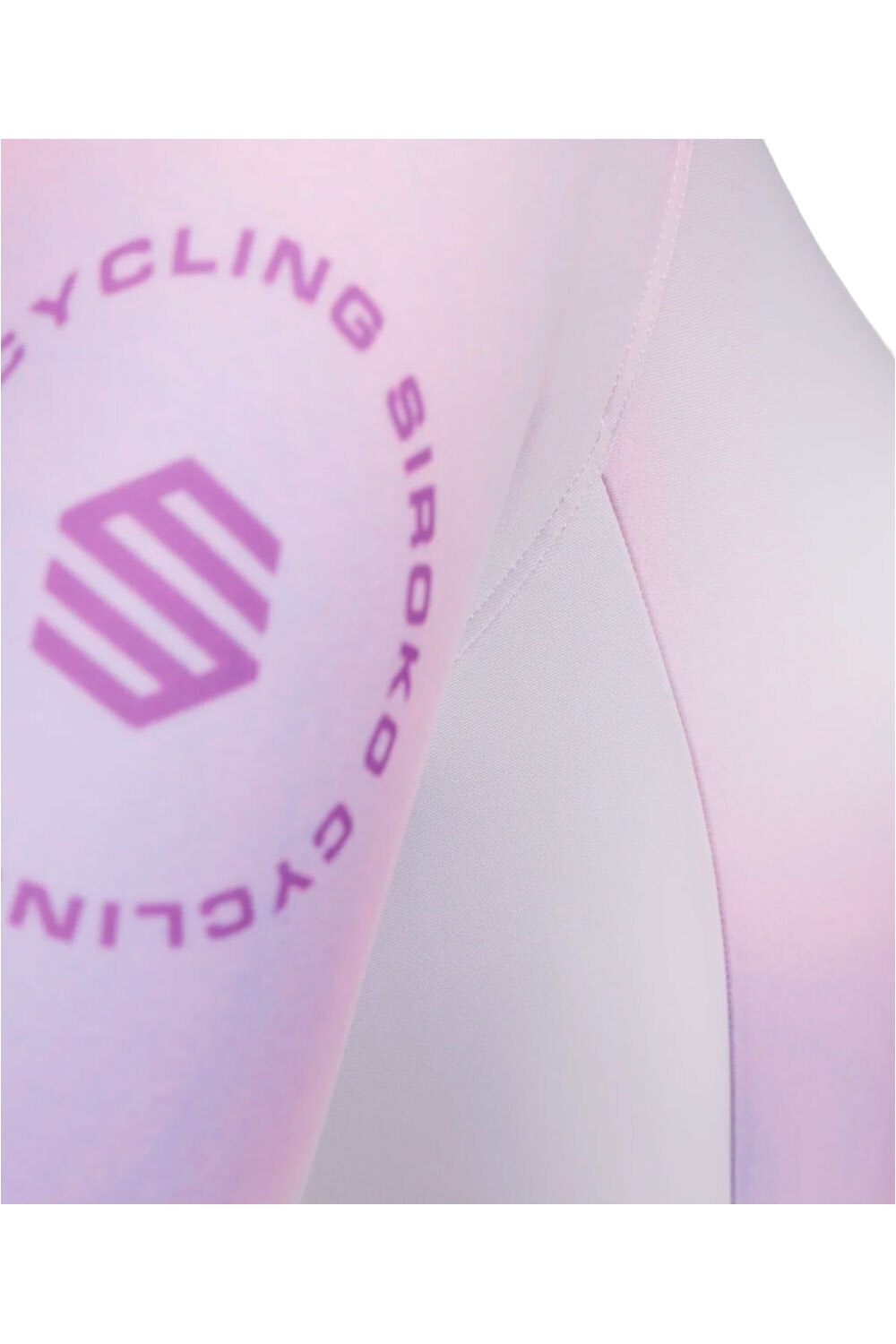 Siroko maillot manga corta mujer M2-W NRC White vista detalle