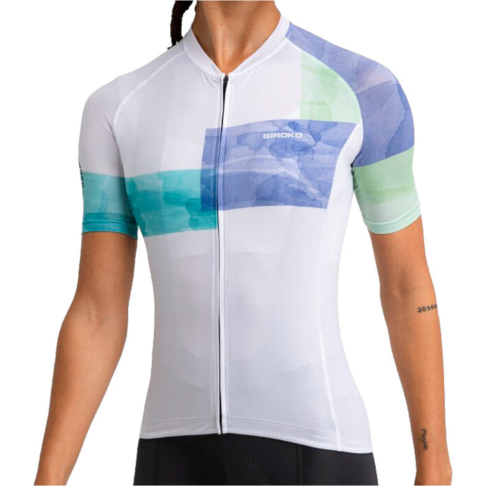 Siroko maillot manga corta mujer M3 Eclat vista frontal