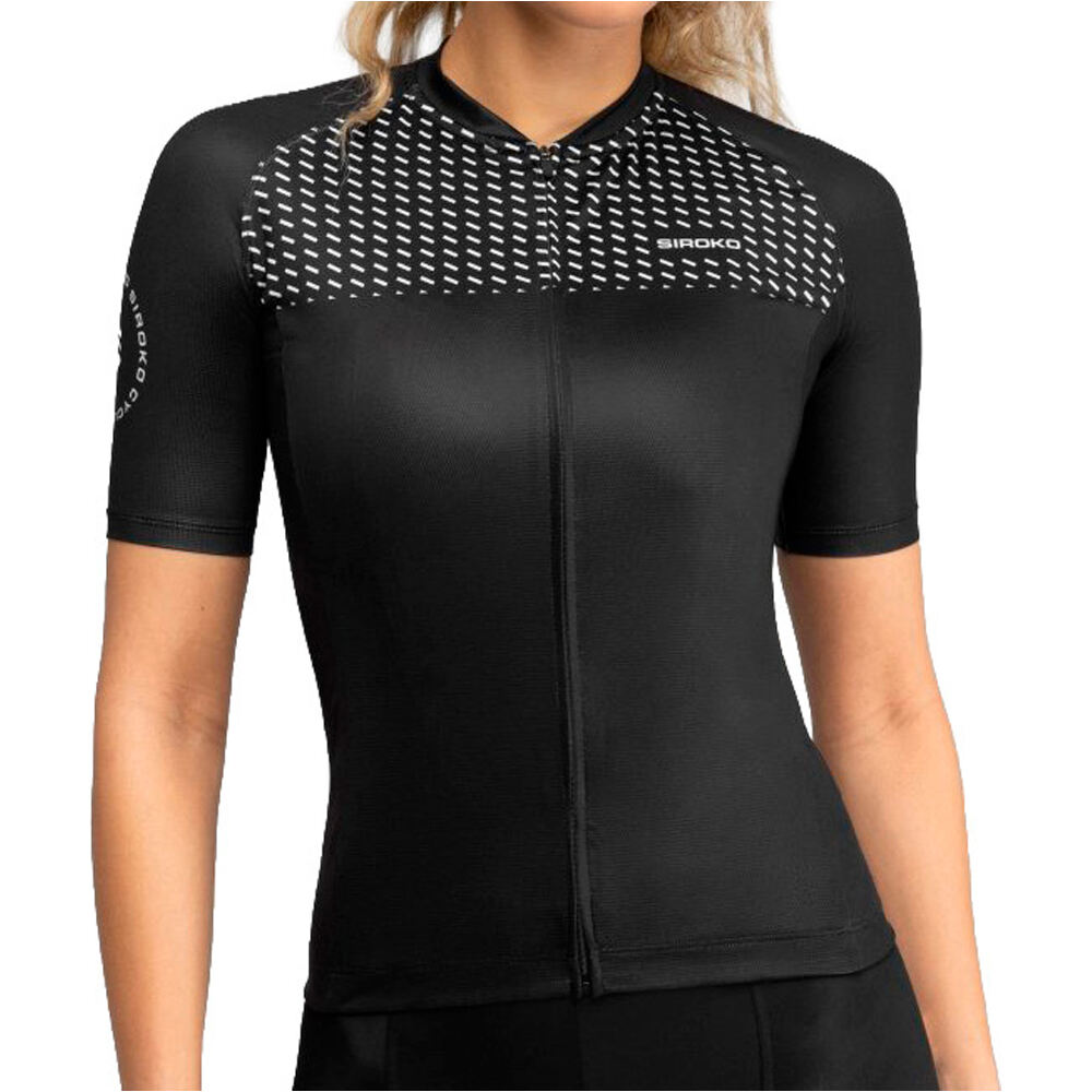 Siroko maillot manga corta mujer M3 Milano vista frontal