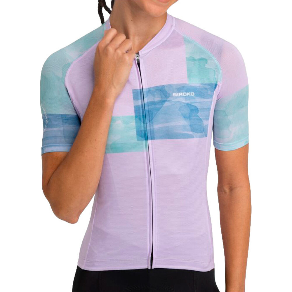 Siroko maillot manga corta mujer M3 Radiant vista frontal