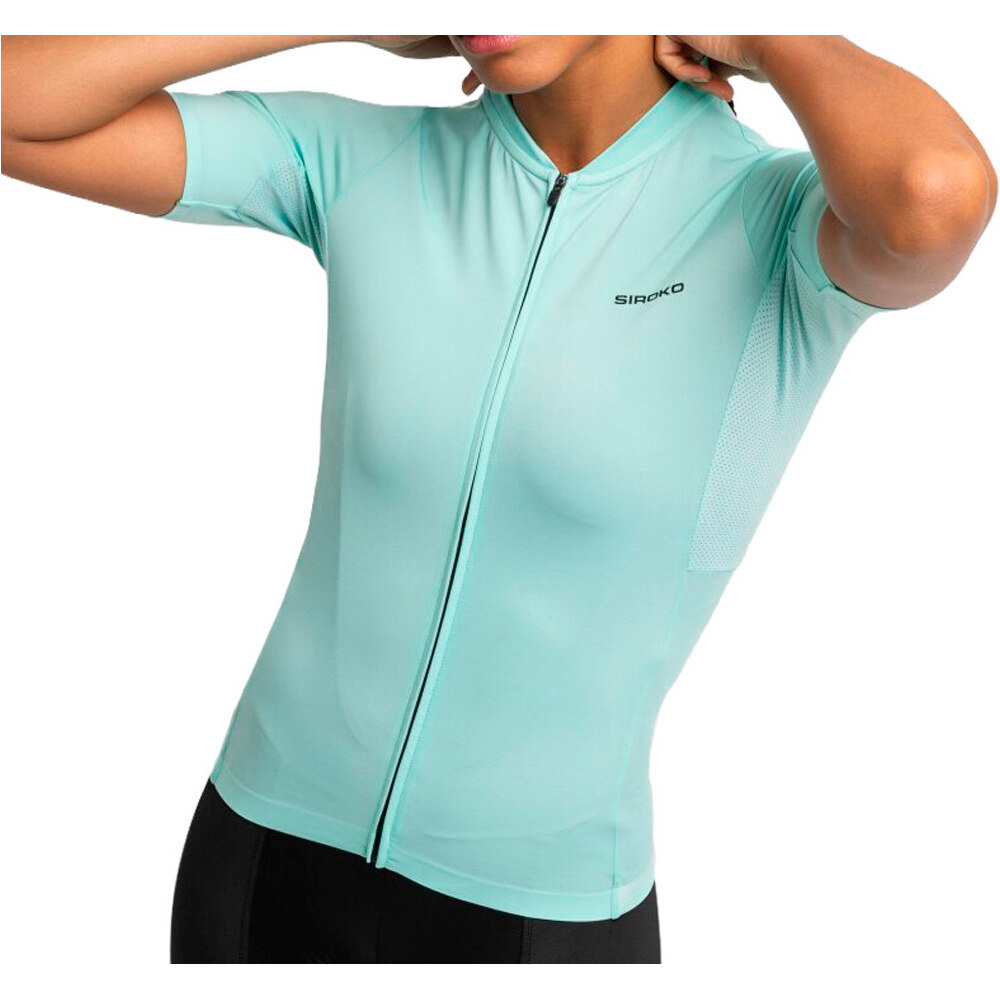 Siroko maillot manga corta mujer M6R Fresh vista frontal