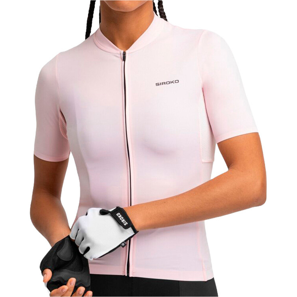 Siroko maillot manga corta mujer M6R Mercury vista frontal