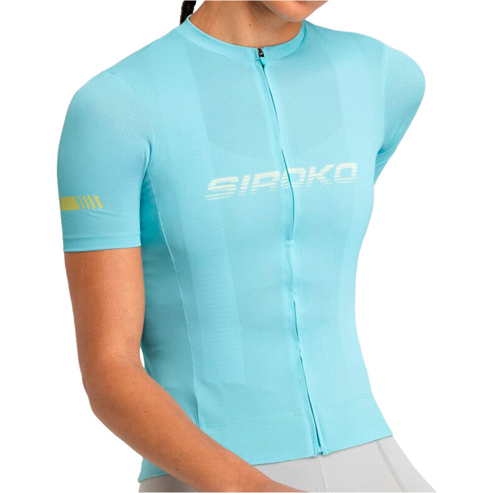 Siroko maillot manga corta mujer M8 Habitat vista frontal