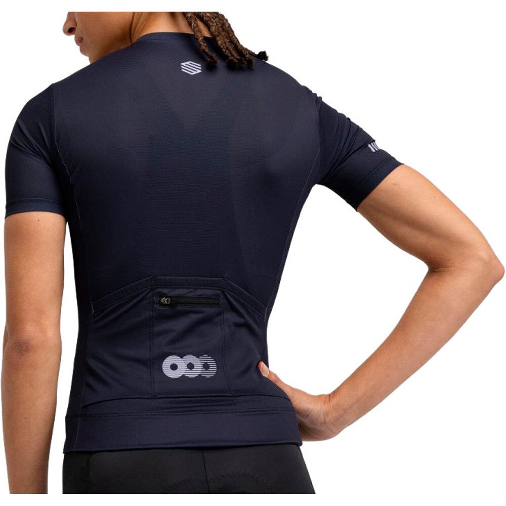 Siroko maillot manga corta mujer M8 Route vista trasera