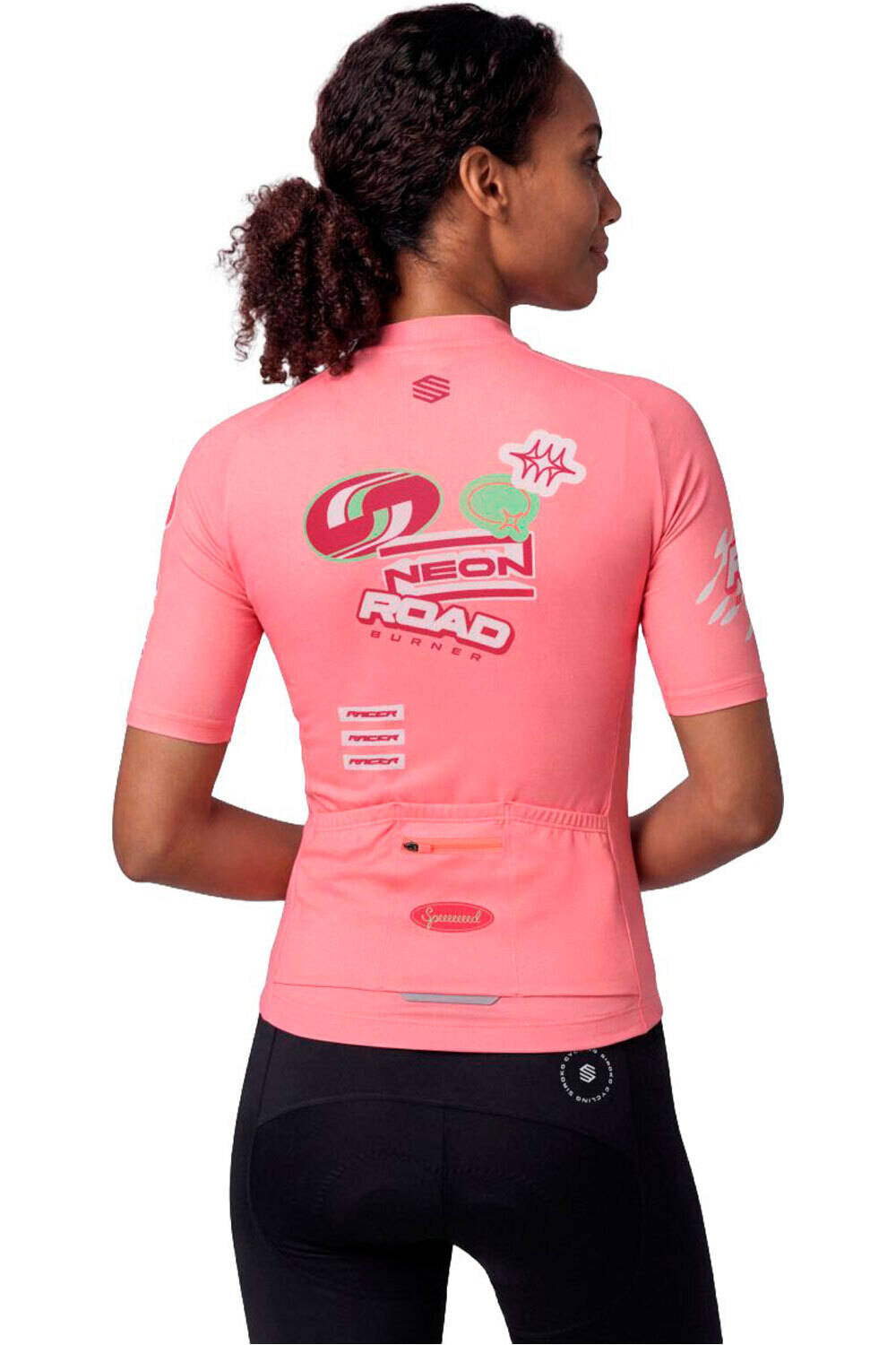 Siroko maillot manga corta mujer M8-W NRC vista trasera