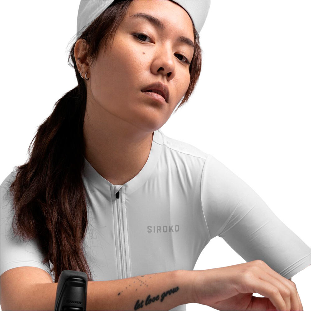 Siroko maillot manga corta mujer SRX Airy vista detalle
