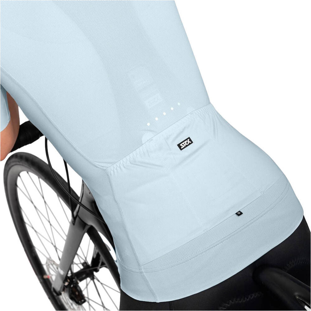 Siroko maillot manga corta mujer SRX Costa vista detalle