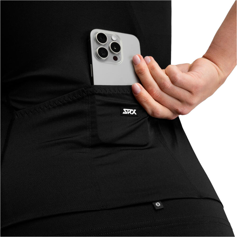 Siroko maillot manga corta mujer SRX Lys vista detalle