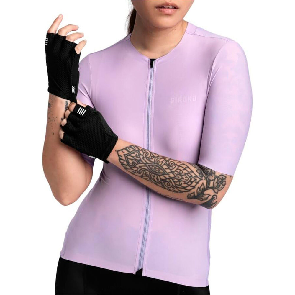 Siroko maillot manga corta mujer SRX Nbula vista frontal