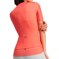 Siroko maillot manga corta mujer SRX Peche vista trasera
