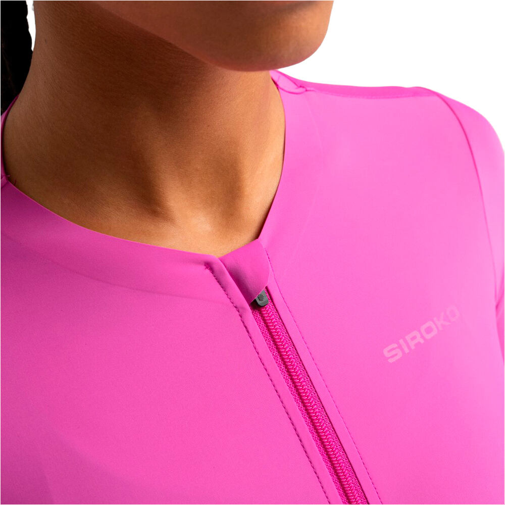 Siroko maillot manga corta mujer SRX Senra vista detalle