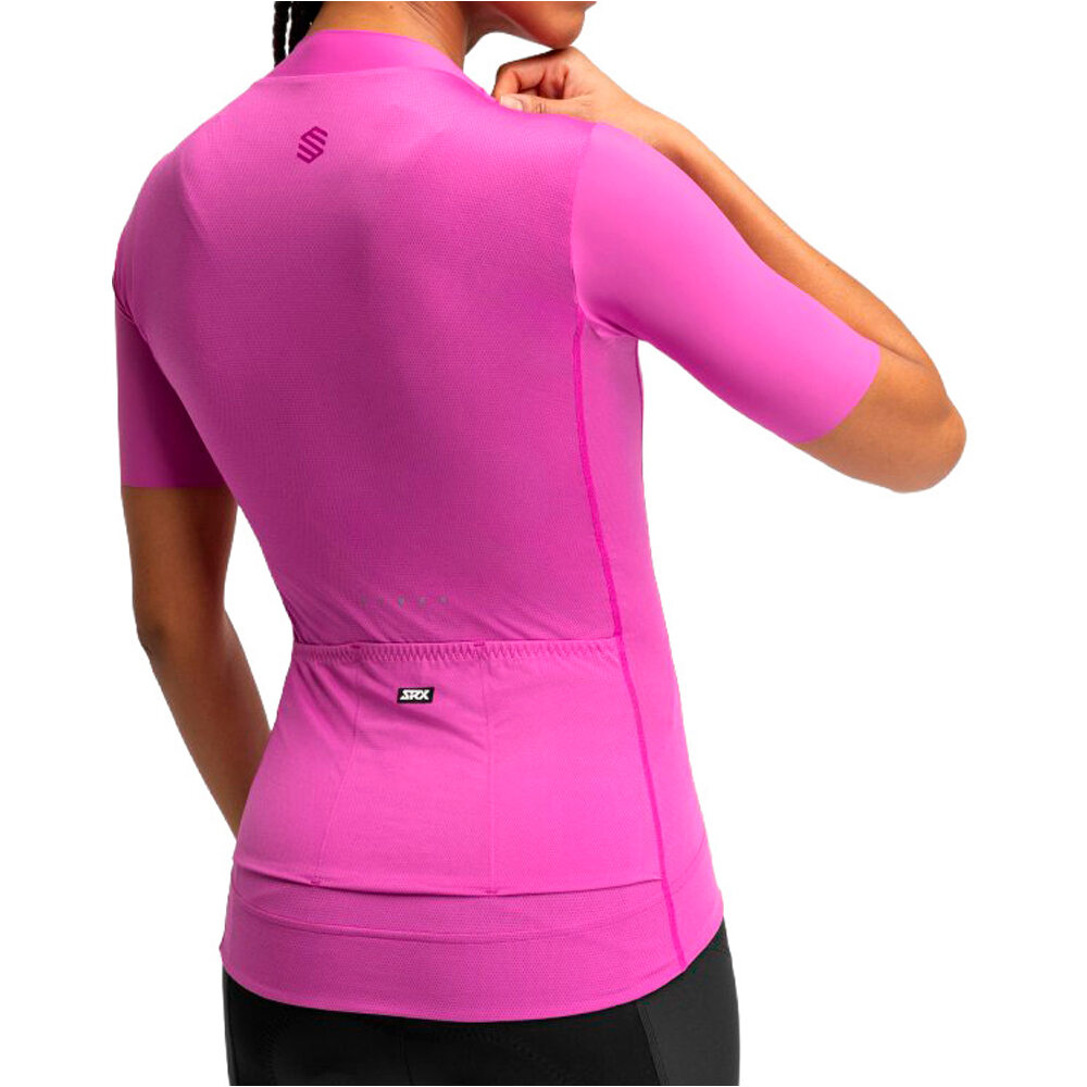 Siroko maillot manga corta mujer SRX Senra vista trasera
