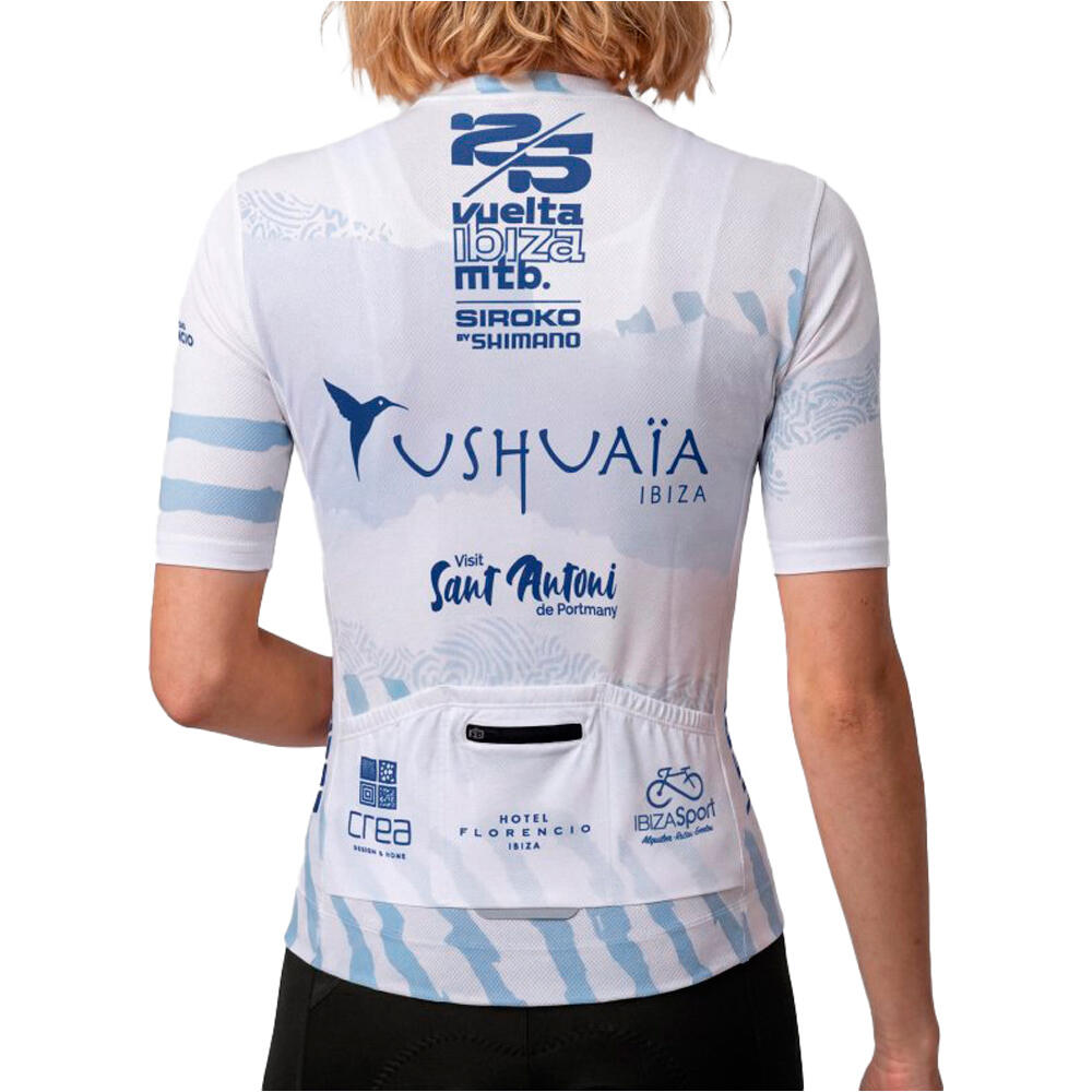 Siroko maillot manga corta mujer VIBZ 26 M8-W vista trasera