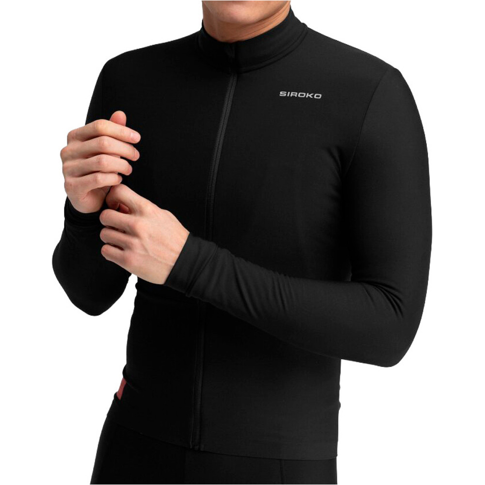 Siroko maillot manga larga hombre DW Grotto vista frontal