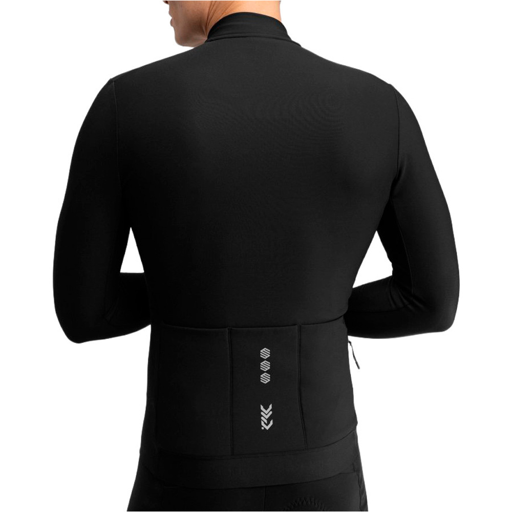 Siroko maillot manga larga hombre DW Grotto vista trasera