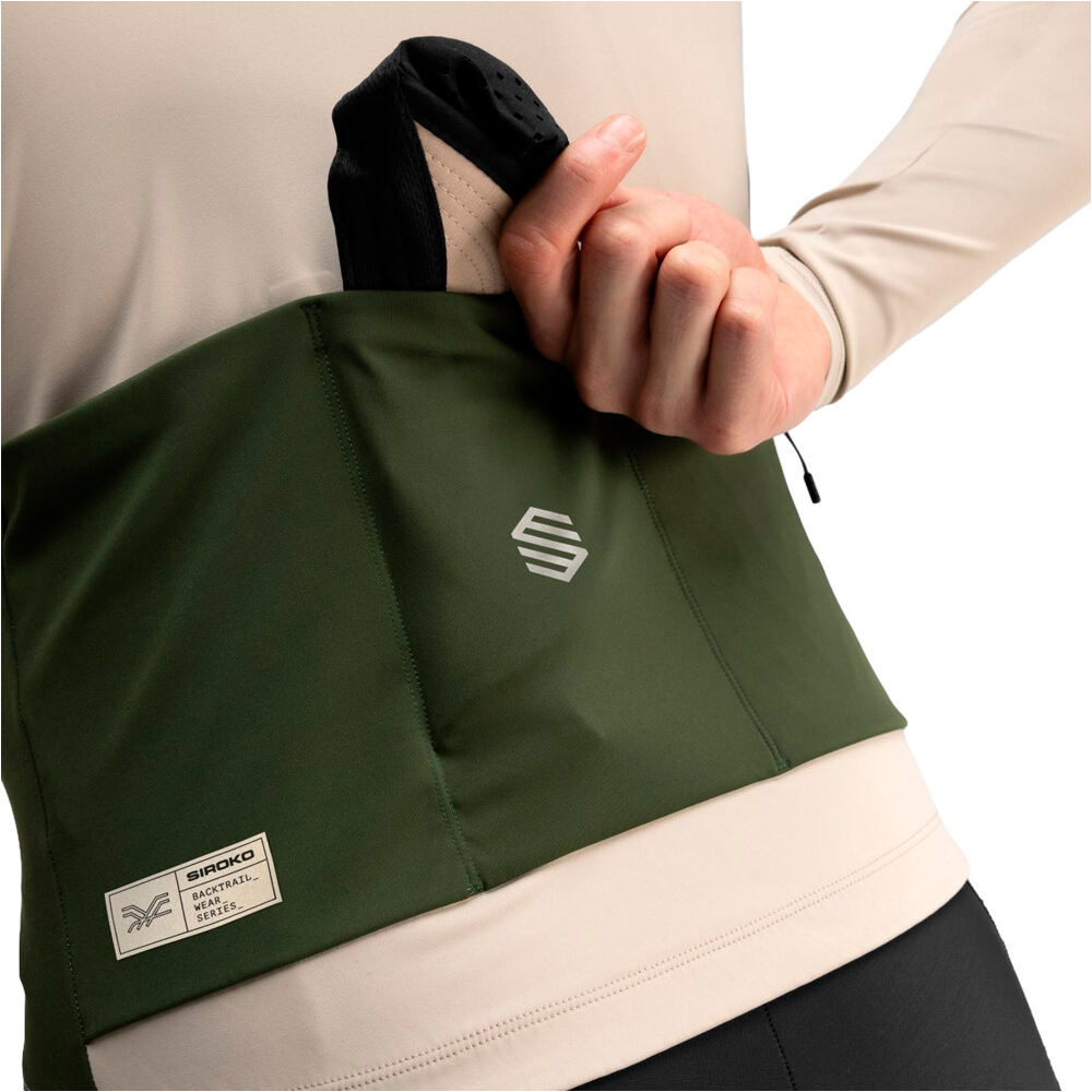 Siroko maillot manga larga hombre GM3 Dempster vista detalle