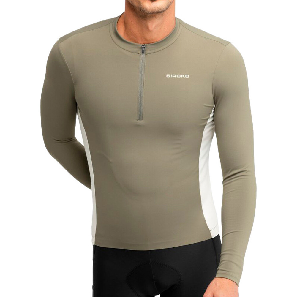 Siroko maillot manga larga hombre GM3 Trailblaze vista frontal