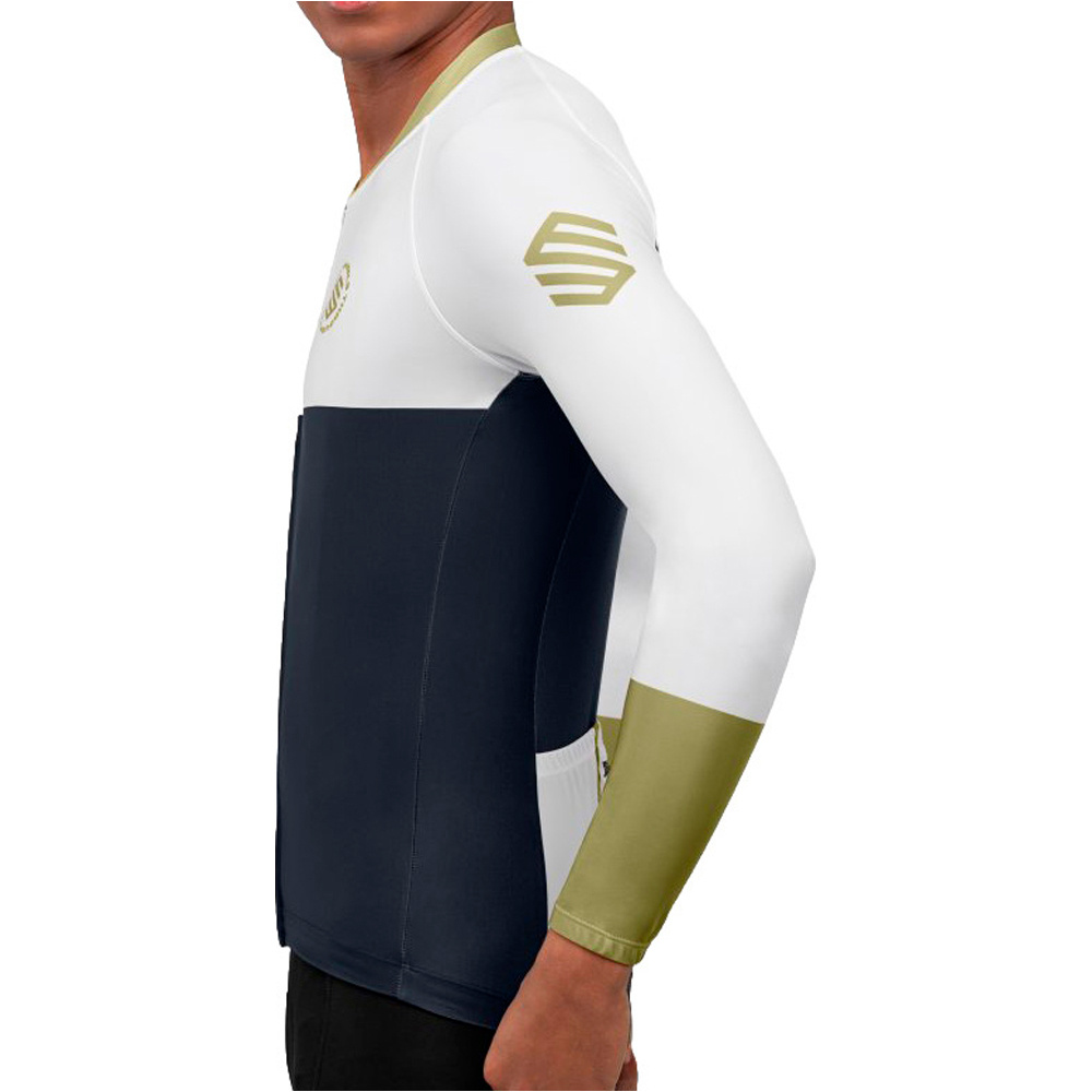 Siroko maillot manga larga hombre M2 Bavaria vista detalle