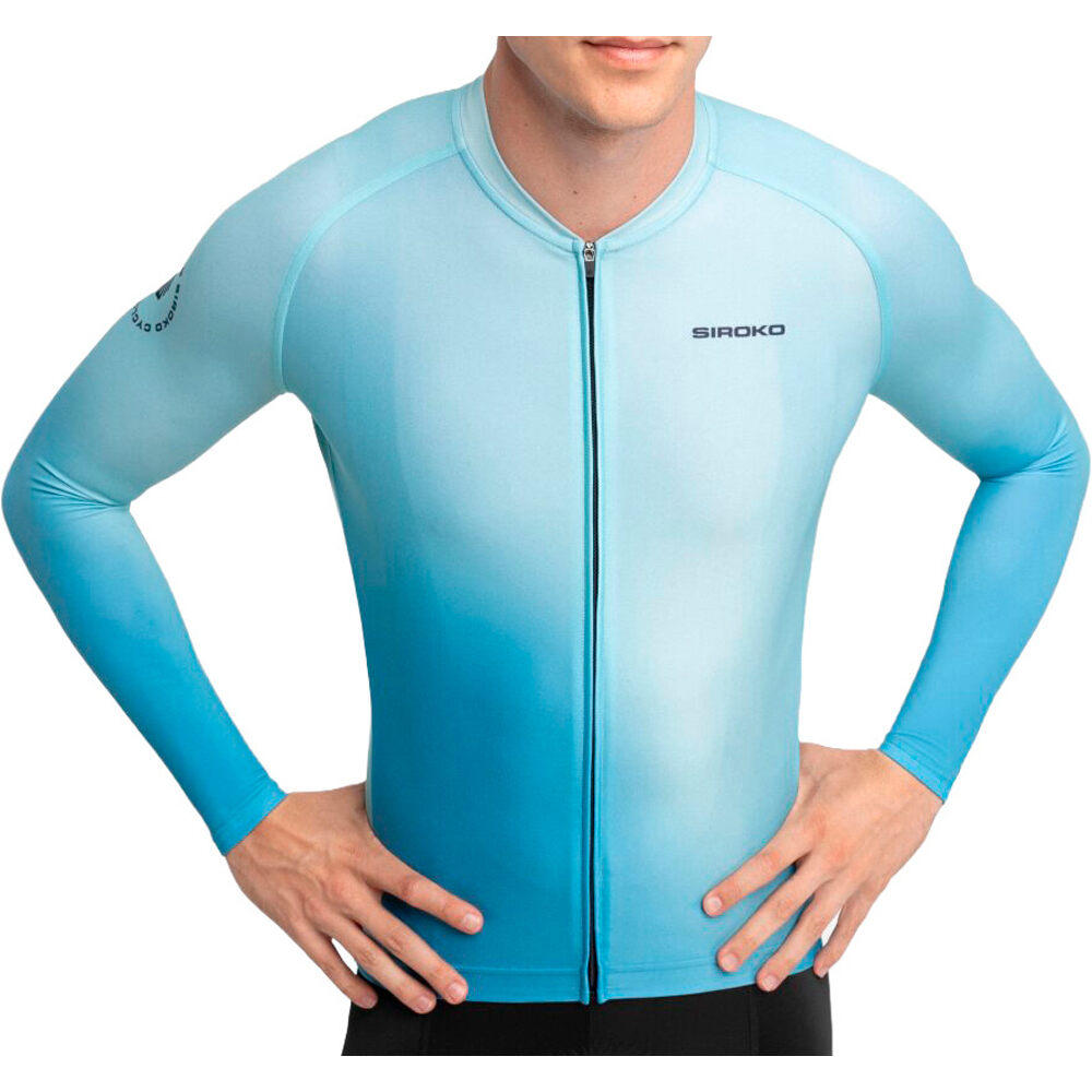 Siroko maillot manga larga hombre M2 Corsa vista frontal