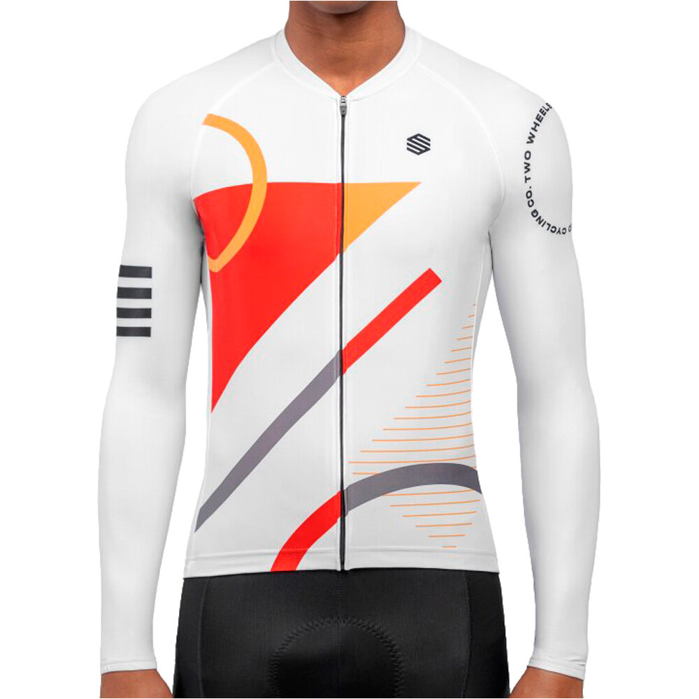 Siroko maillot manga larga hombre M2 Finish Line vista frontal