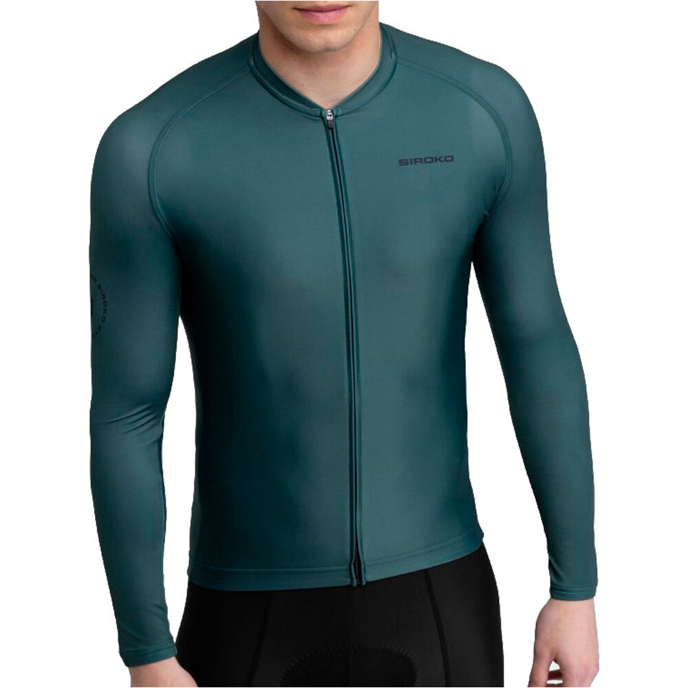 Siroko maillot manga larga hombre M2 Gravel vista frontal