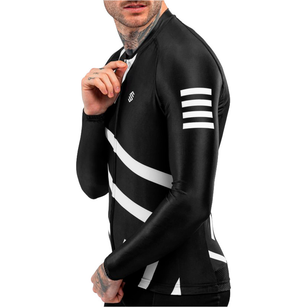 Siroko maillot manga larga hombre M2 Leader vista detalle