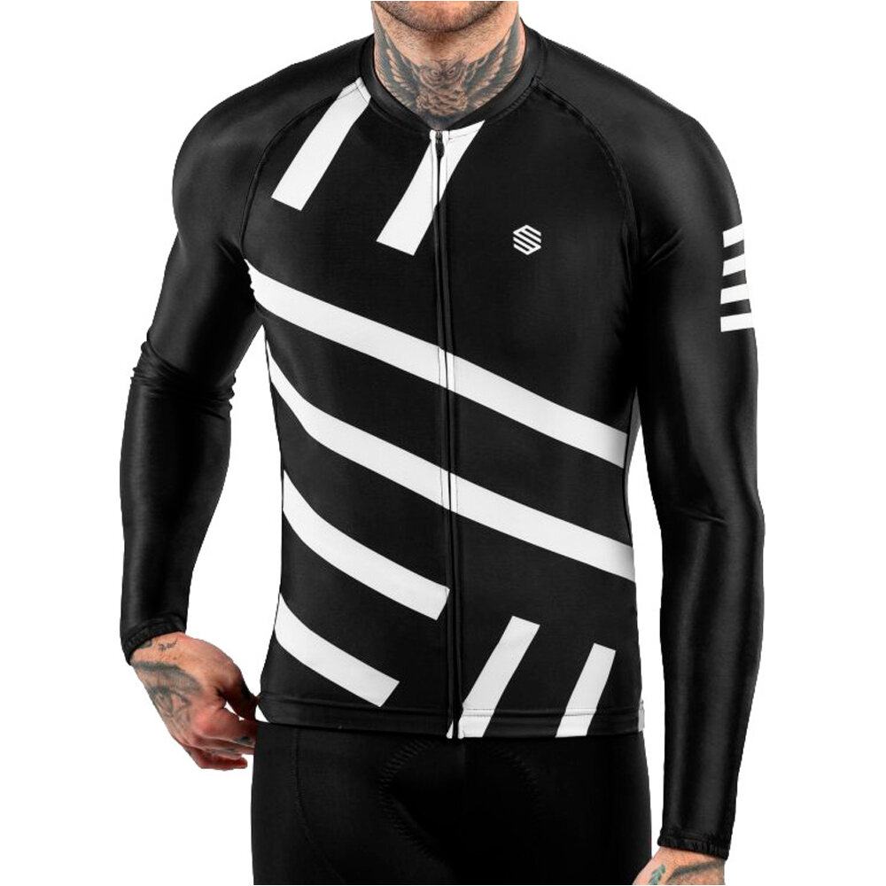 Siroko maillot manga larga hombre M2 Leader vista frontal