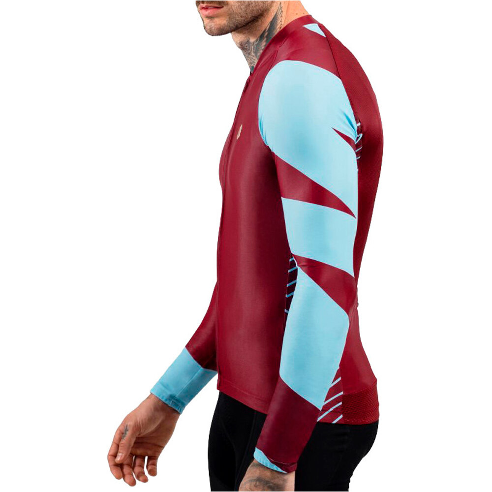 Siroko maillot manga larga hombre M2 Road Trip vista detalle