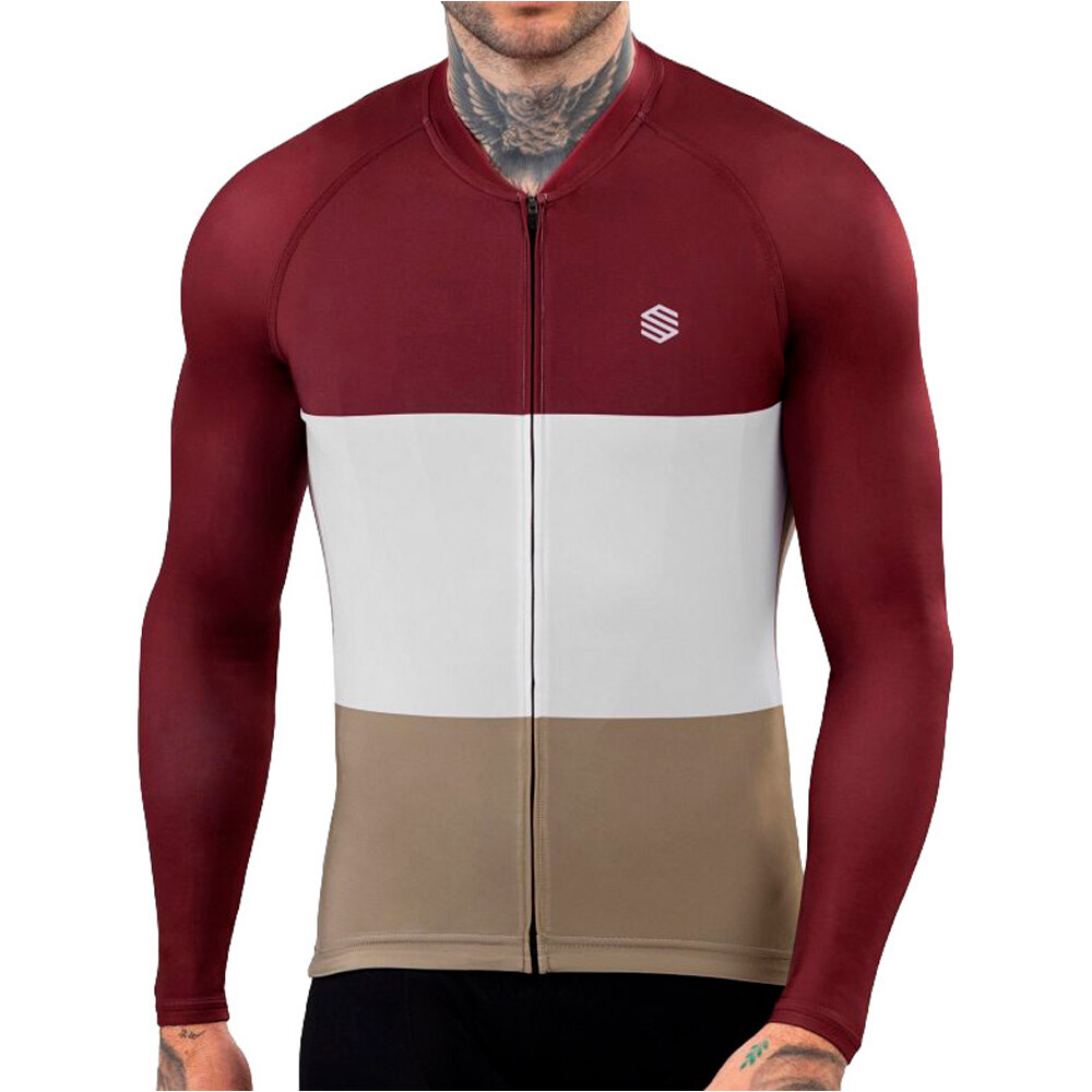 Siroko maillot manga larga hombre M2 Triplet vista frontal