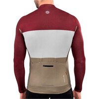 Siroko maillot manga larga hombre M2 Triplet vista trasera