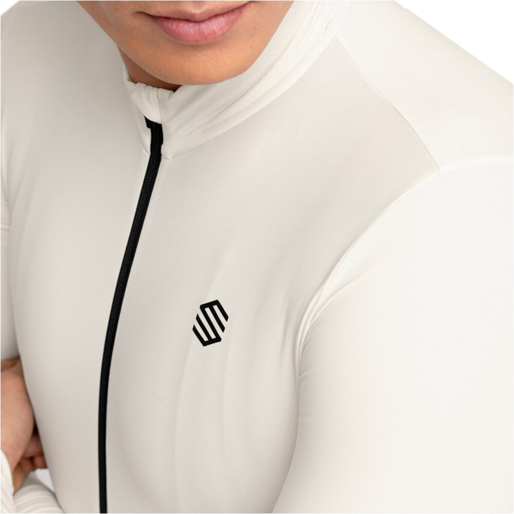 Siroko maillot manga larga hombre M7 Egret 03
